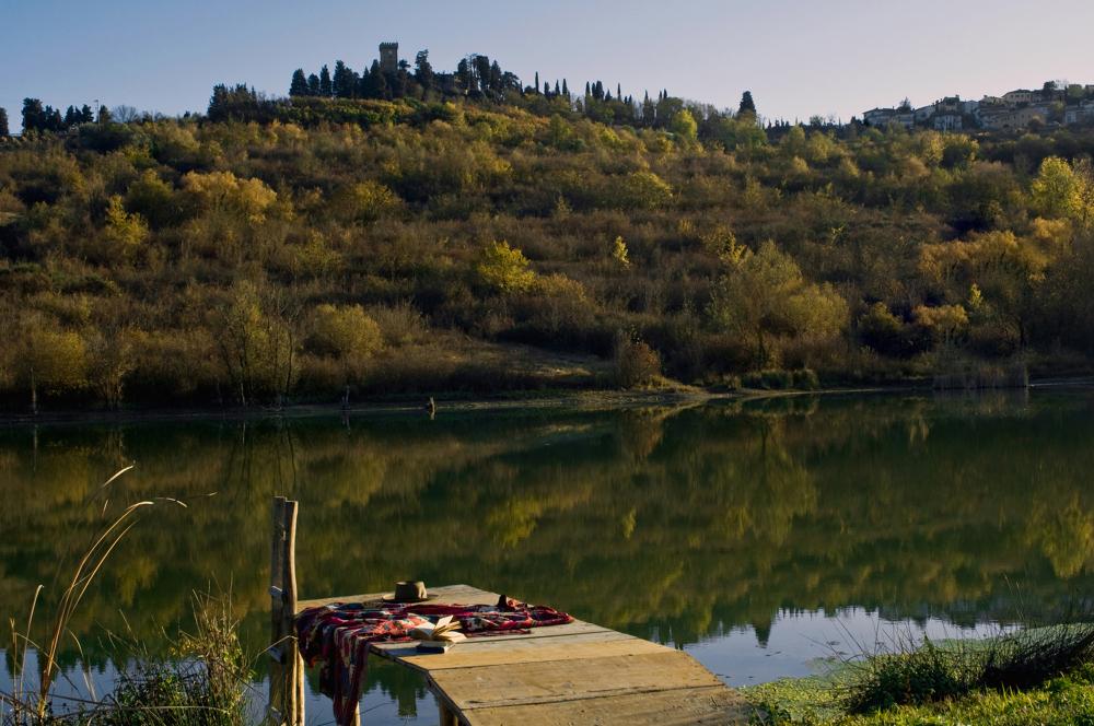 Lake at Castello Sonnino