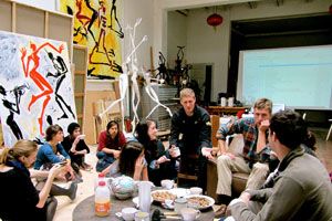 JYM students at art studio