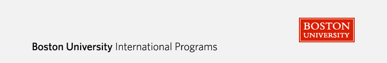 Boston University International Programs Logo