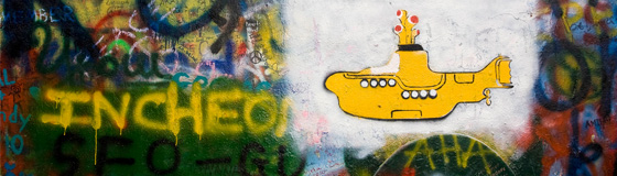 Graffitti of submarine