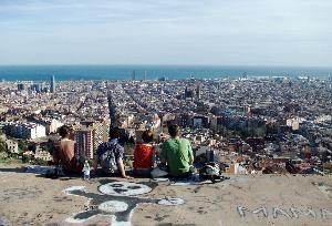 Students Overlook Barcelona