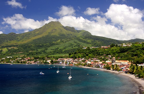 French Antilles landscape