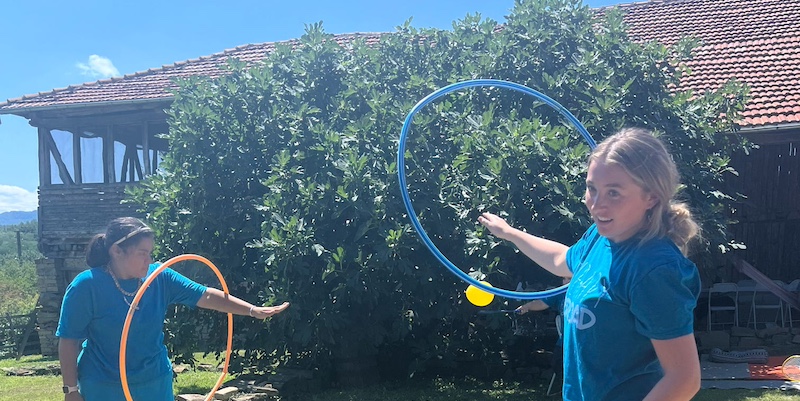 Hula hoop therapy in Bulgaria