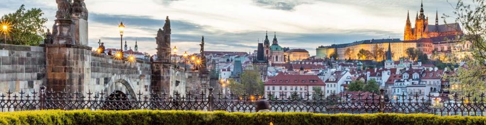 Panorama image of Prague